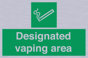 Designated vaping area